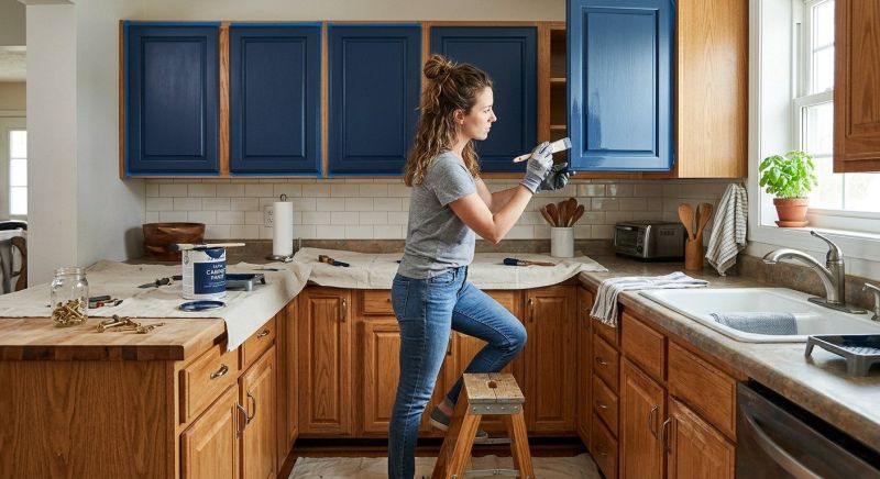 Cabinet Restyling in Terre Haute, IN