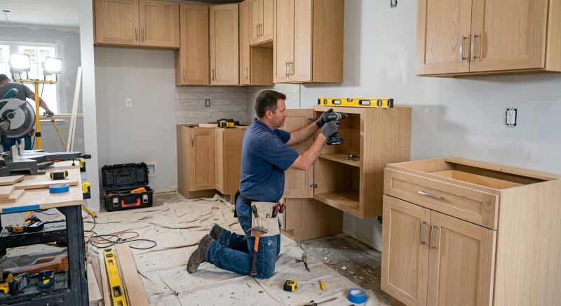 Wood Cabinet Installation in Muncie, IN