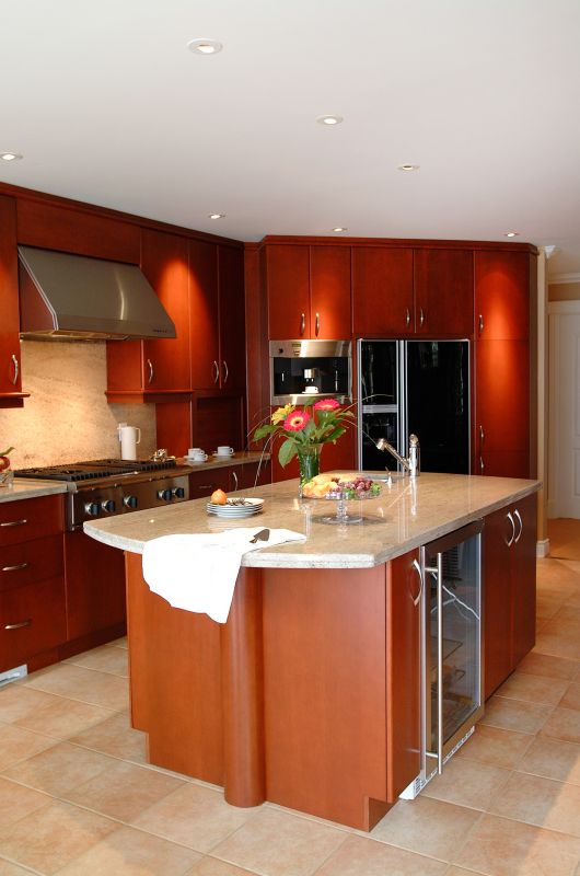 Cherry Cabinets Refacing