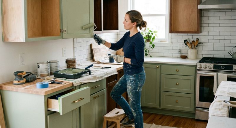 Cabinet Restyling in Terre Haute, IN