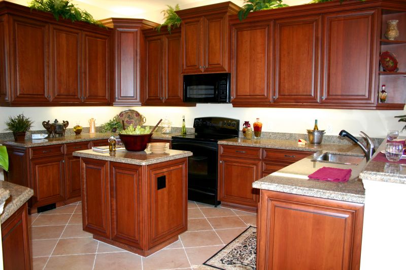 Cherry Cabinets Refacing