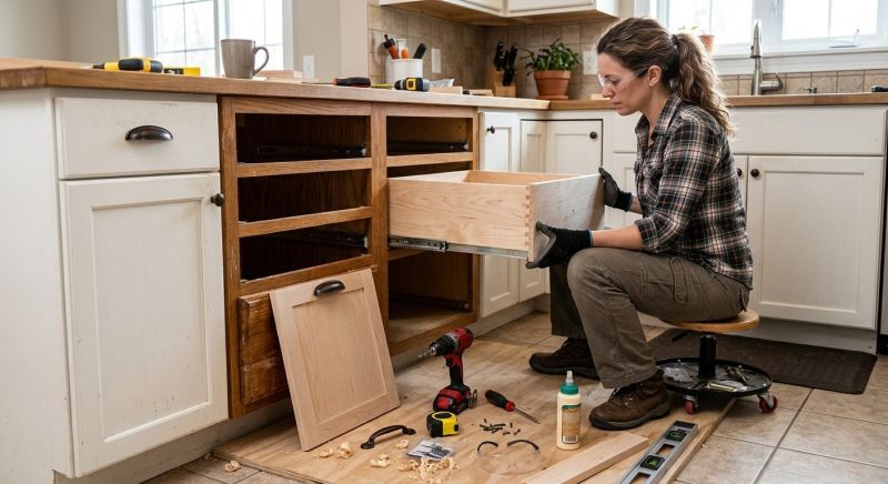 Pine Cabinets Installation in Carmel, IN
